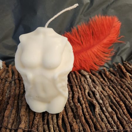 Geurkaars – hand gemaakt - Vrouw - met vleugels - Kies een geur