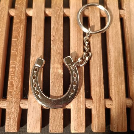 Sleutelhanger hand gemaakt - RVS staal - hoefijzer