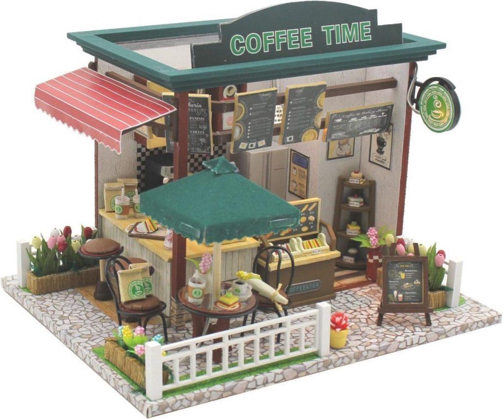 Crafts&Co Modelbouwpakket - DIY Doll House - Koffie Huis
