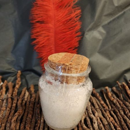 Gezicht scrub - hand gemaakt van fijn zeezout en olie naar keuze