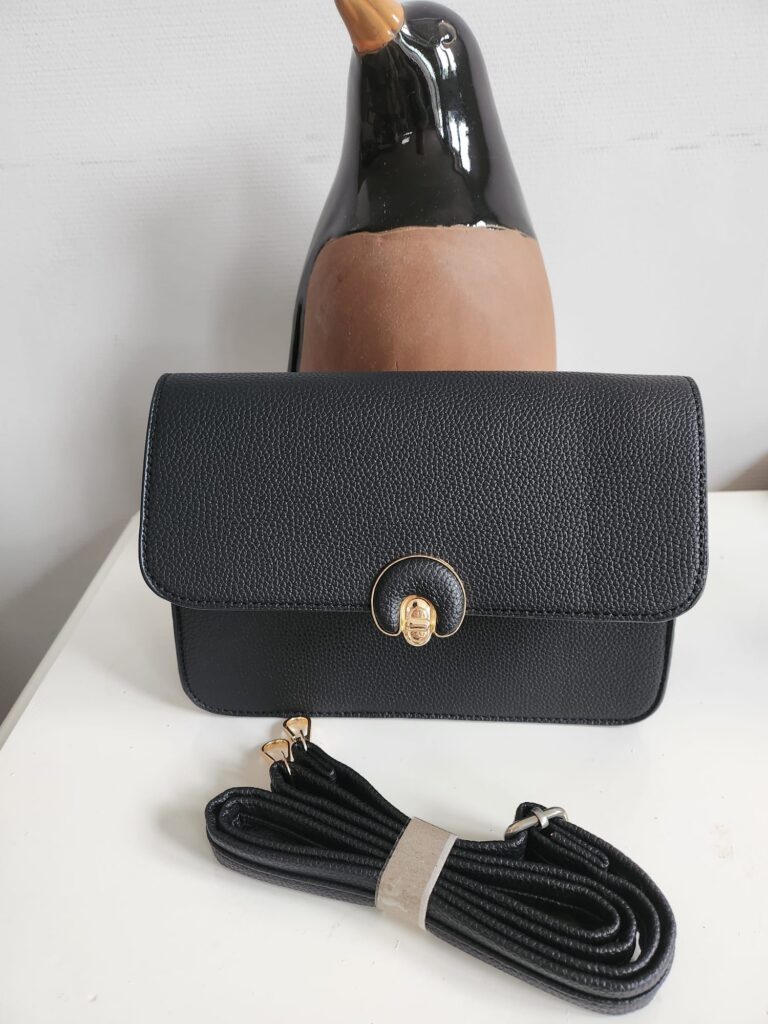 Mooie zwarte tas - Elegant en mooi - Eenvoudig maar mooi