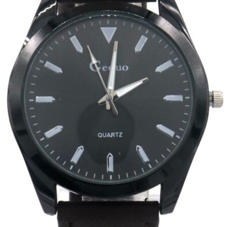 Quartz horloge - zwart - Heren - eenvoudig mooi