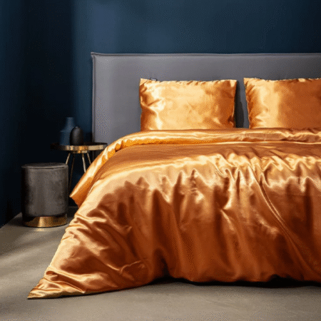 Dekbedovertrek Silk Satin - Bruin - 200x 200/ 220