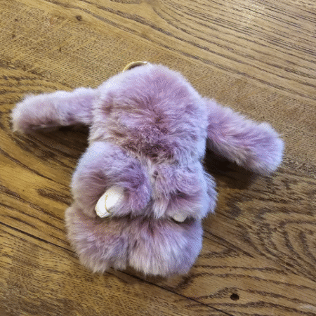 Tassenhanger - Konijn - Super zacht plush - 14cm lang